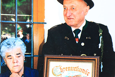 Ehrenoberschützenmeister Willi Götsch (2003)